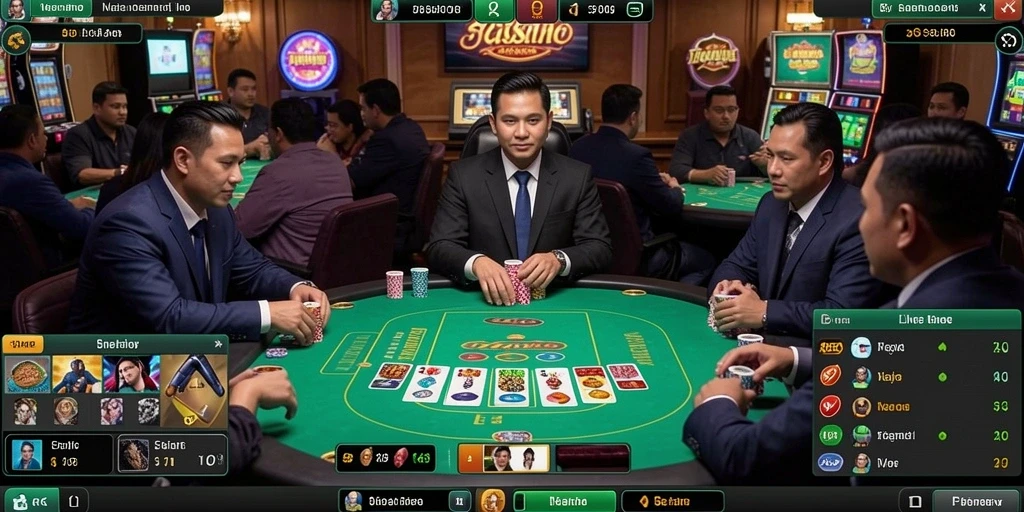 Tangkapan layar pertama menunjukkan karakter utama dalam aksi penuh semangat.