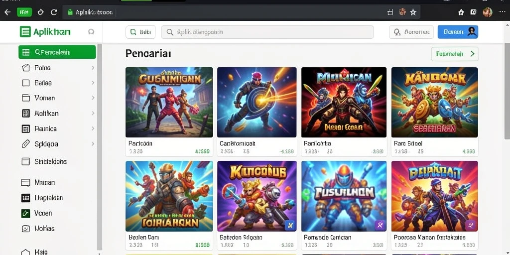 Tampilan utama INDOSATTOTO dengan menu permainan yang menarik.