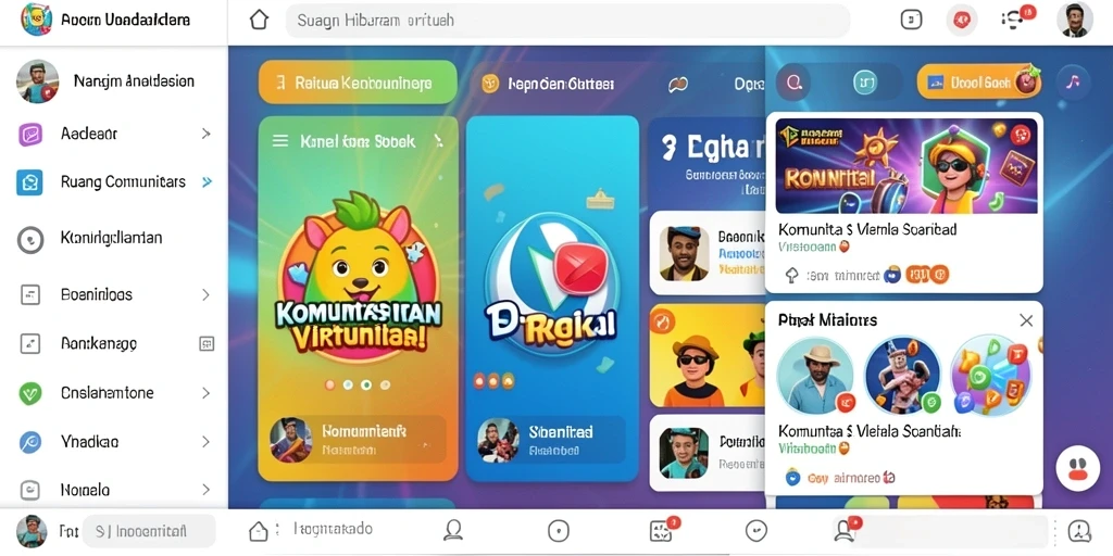 Tampilan awal permainan yang menarik.