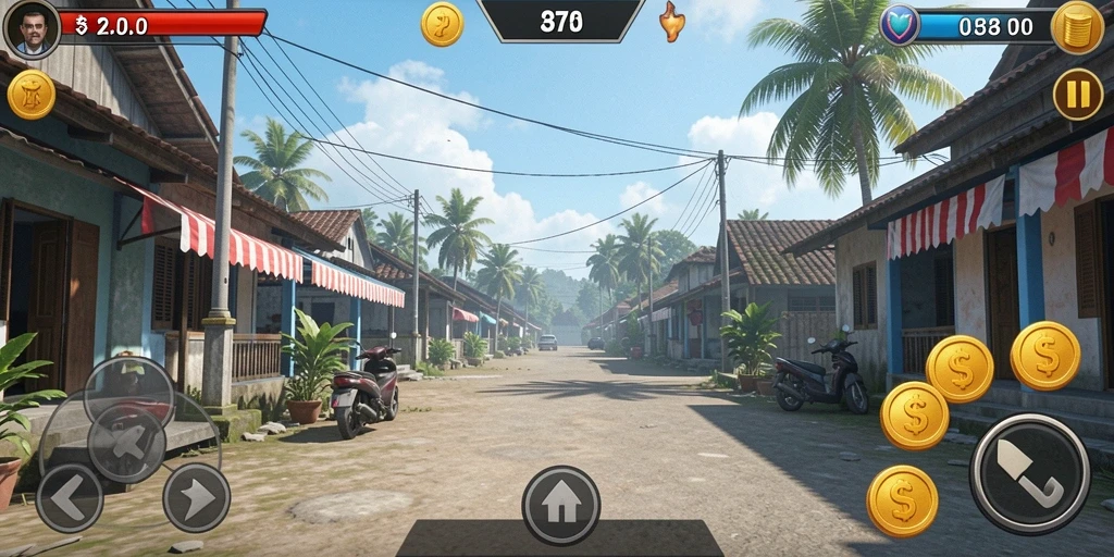 Tampilan utama LUCKYRP yang menarik dan intuitif.