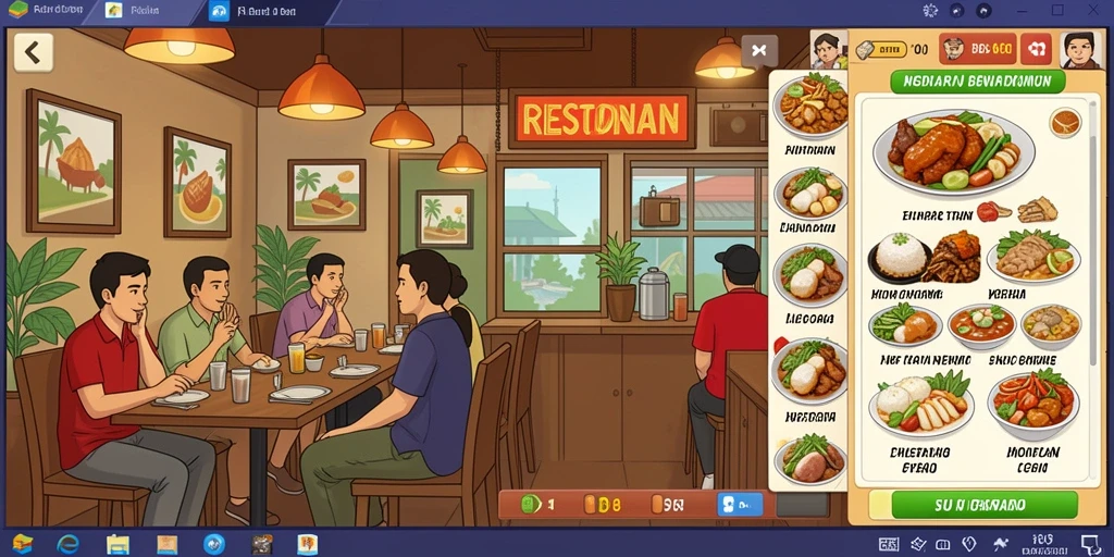 Screenshot menunjukkan tampilan antarmuka yang menarik.
