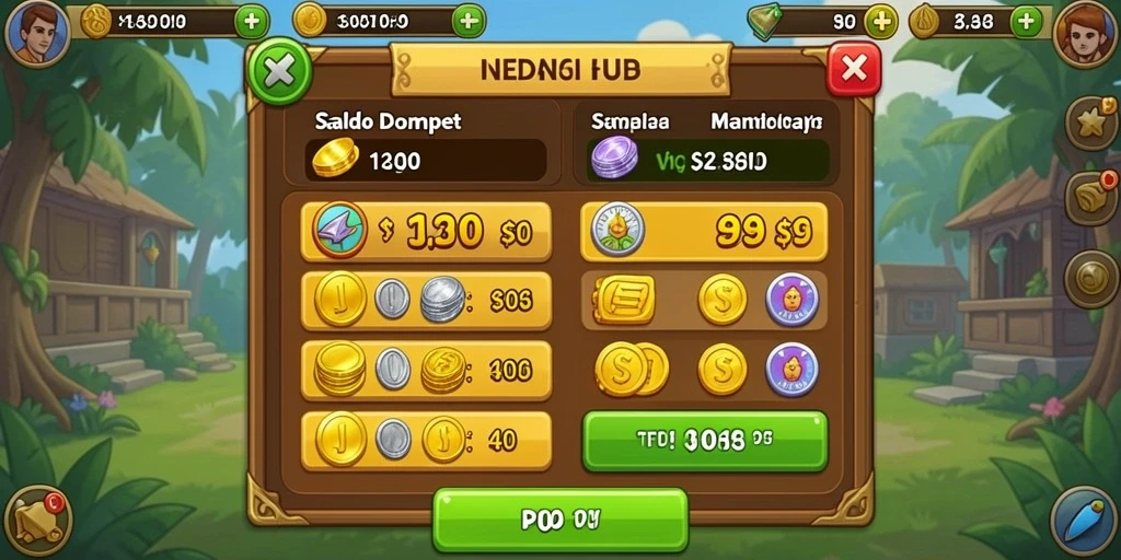 Tampilan utama aplikasi ROYALPLAY yang menarik.