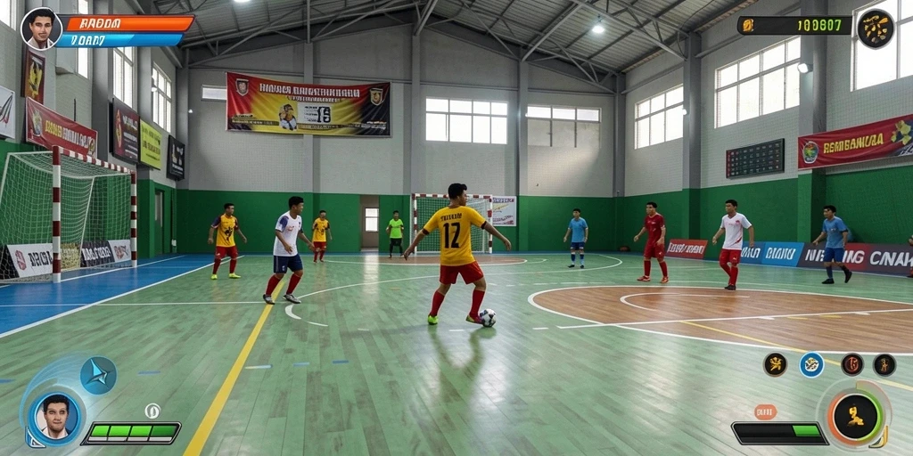 Tampak gameplay yang mendebarkan dan interaktif.
