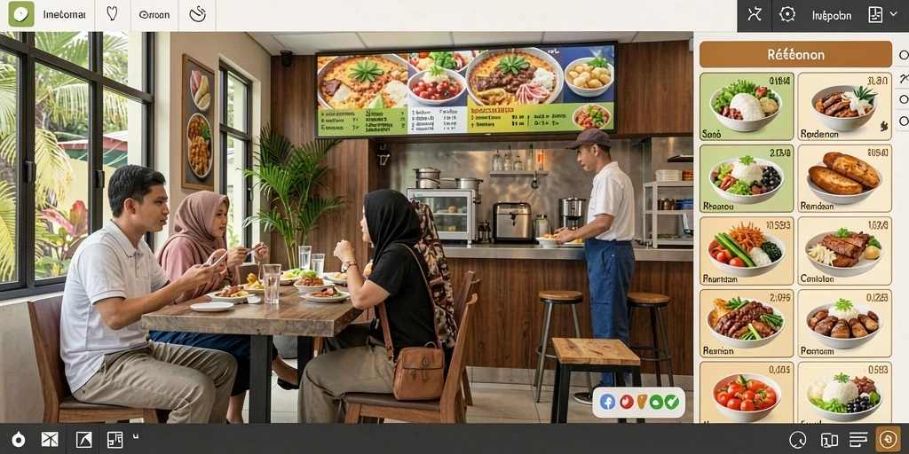 Tampilan antarmuka yang ramah pengguna.
